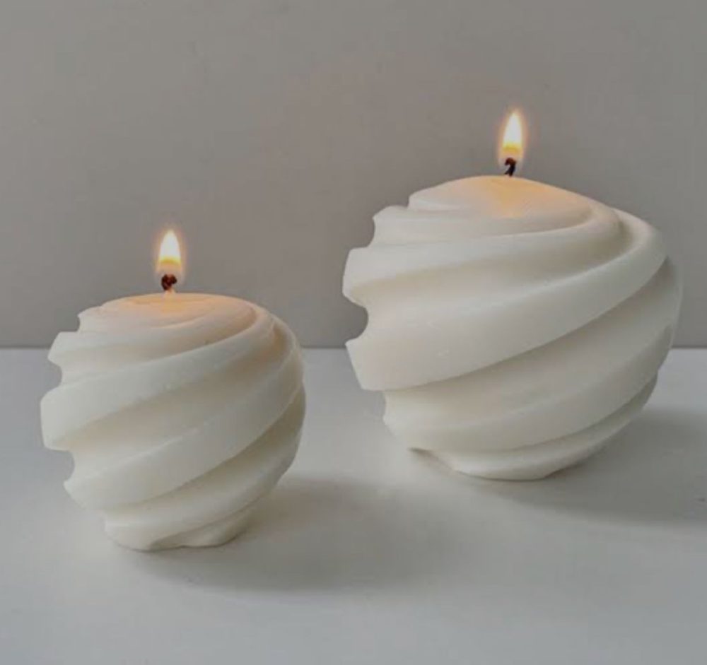 Spiral ball scented candle - Image 2