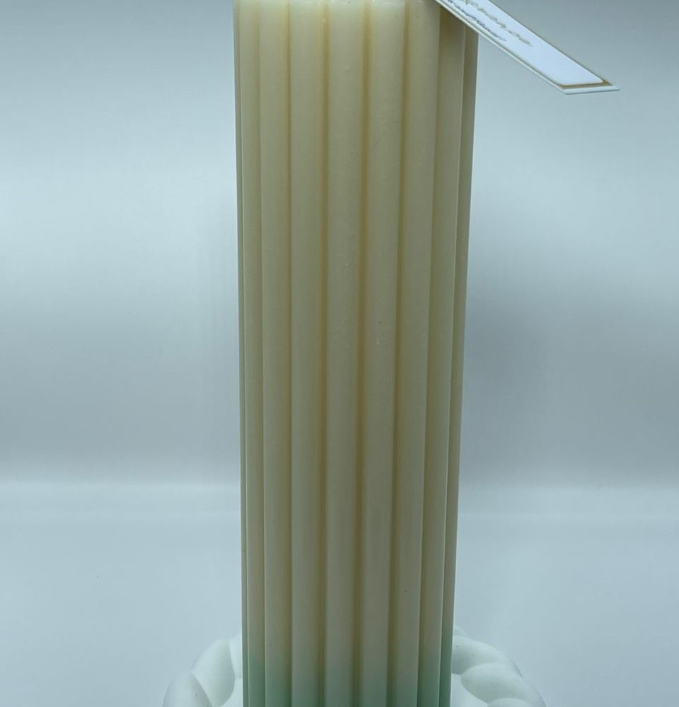 Draped Pillar Candle